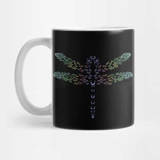 Rainbow Dragonfly Mug